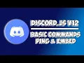Lagu HOW TO MAKE DISCORD BOT | BASIC COMMAND PING \u0026 EMBED | #1
