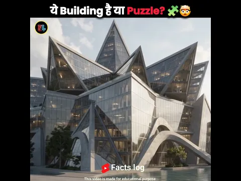 ये Building है या Puzzle? 🧩🤯 || #shorts #factslog