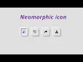 Neomorphic Like dislike share and download button youtube button Dynamic Coding With Amit