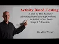 Activity Based Costing ABC Step-By-Step - Stage 1 Allocation