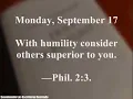 Monday September 17