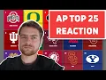 Preseason AP Poll Top 25 Reaction