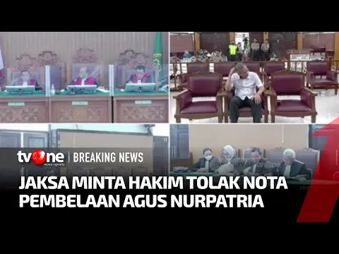 Jaksa Minta Hakim Tolak Pleidoi Terdakwa Agus Nurpatria