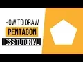 How to Draw a Pentagon with CSS How to Draw CSS Shapes-Tutorial 14 CSS Tutorials