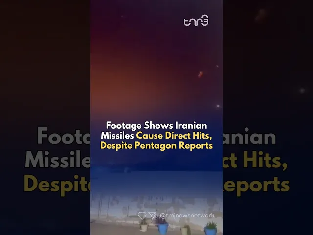 ⁣Footage shows direct hits on the Israeli entity after Iran targets three military bases. #breaking