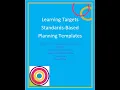 Standards-Based Planning Outline Templates for ELA and Math Downloadable