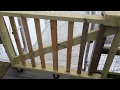DIY Sliding Deck Gate for Handicap Ramp
