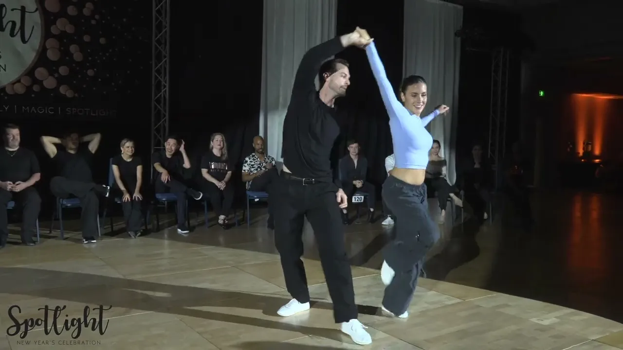 Spotlight New Year's Celebration 2024/2025 Open Strictly Swing Dillon Luther & Shalya Boise