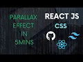 How to add Parallax effect in React in 5 mins