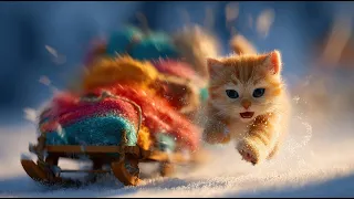 A Kitten’s Christmas Gift for Mom 🎁🐱