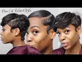 I CHOPPED MY HAIR OFF Pixie Cut Relax Style