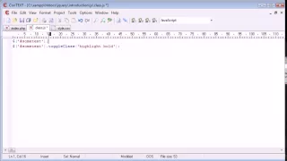 jQuery Tutorial 57 toggleClass