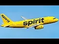 4K Flight on a Spirit A319 Big Front Seat BUR-LAS