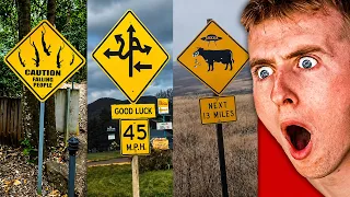 The Weirdest Road Signs Ever!