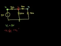 Nodal Analysis Example-Independent Voltage Source Easy