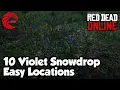 Violet Snowdrop Locations RDR2 Online - Red Dead Online Violet Snowdrop Location Guide