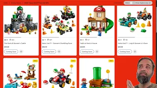 More official pics of LEGO Mario minifig sets: Back of the castle, Yoshi is rideable, more details