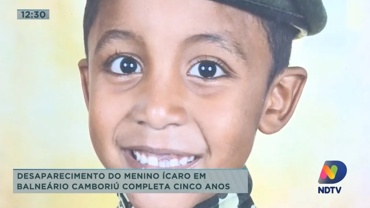 Desaparecimento do menino Ícaro em Balneário Camboriú completa 5 anos