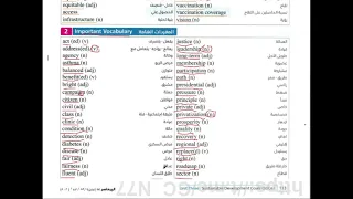 شرح Unit 3 الثاني ثانوي 2026 كتاب المعاصر كلمات الوحدة الثالثة شرح درس 1 2 