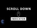 CSS Scroll down indicator HTML CSS Computer Science