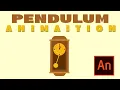 Learn Adobe Animate Tutorial 27 - Wall Clock Animation Pendulum Animation Animation Principle Arc