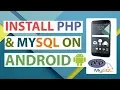 Install Localhost PhpMyadmin on Android