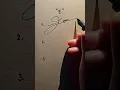 3 simple signature styles with the letter E