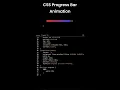 CSS Progress Bar Animation