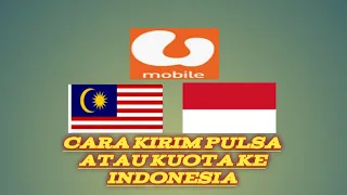Divideo ini saya membahas tentang cara 1).mentransfer/mengirim pulsa umobile ke indonesia dan juga 2. 