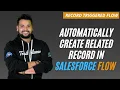 Lagu Salesforce Record Triggered Flow to automatically create contact when the account is created.