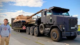 AMERICA'S ULTIMATE TANK TRANSPORTER! THE OSHKOSH M1070