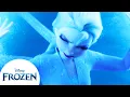 Elsa doma a los espiritus aire fuego y agua Frozen