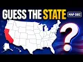 Guess the US State on the Map 50 States Quiz