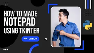 How to make a basic notepad using tkinter Python Code with Dawood