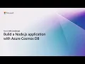 Integrating Azure Cosmos DB in a Node js app with GitHub Copilot s magic Azure Tutorials