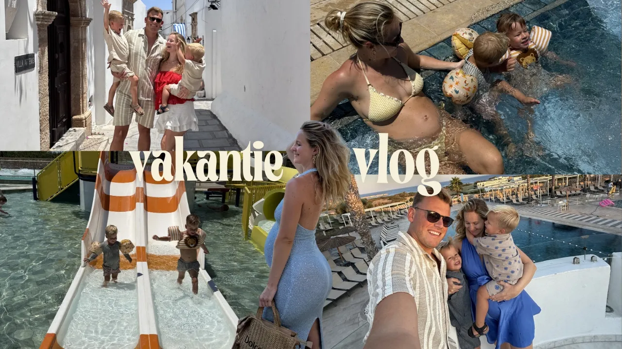 Onze eerste dagen op Rhodos🌴Hotel tour, Lindos & 31 weken zwanger | Vakantievlog Griekenland🇬🇷