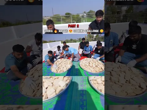 200KG🔥 MAGGIE 😍 COOKING CHALLENGE 😋@MRINDIANHACKER @Adihacks01#shorts #viral #trending