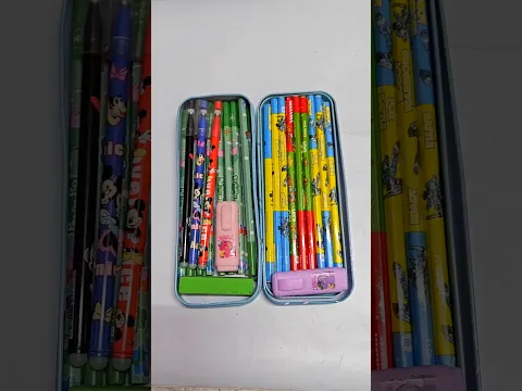 filling pencil case #satisfying #youtube