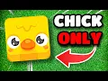 Can I Make It To ROUND 50 With Just CHICKS In Blooket