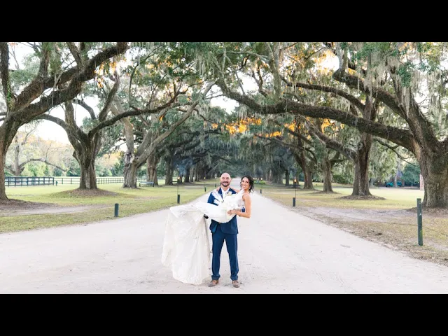 Ali & Andrew’s Boho-Rustic Wedding at Boone Hall Plantation