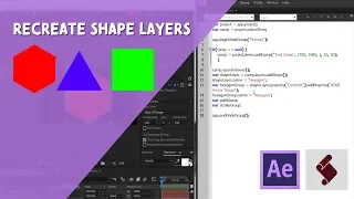After Effects Scripting Tutorial Recreate Shape Layers
