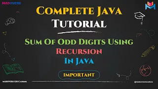 Sum of Odd Digits Using Recursion in Java Step-by-Step Tutorial Master Recursion in Java