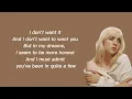 Billie Eilish - Halley's Comet (Lyrics)