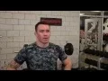 Colby Covington in the Oregon State Wrestling Room