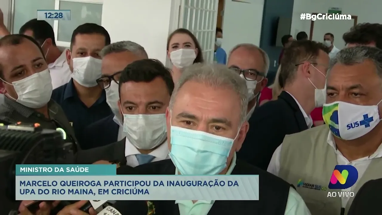 Ministro da Saúde participa da inauguração da UPA do Rio Maina em Criciúma