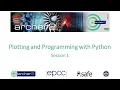 ARCHER2 Plotting and Programming with Python - 1