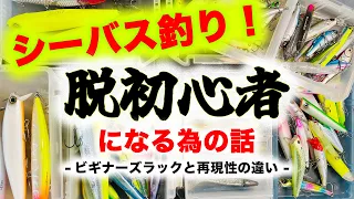 シーバス釣り！脱初心者になる為の話 - ビギナーズラックと再現性の違い - シーバスルアー