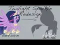 Twilight Sparkle Redesign - Speedpaint