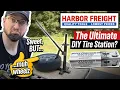 Harbor Freight Tire Changer Works Great BUT - Making a portable tire changing station