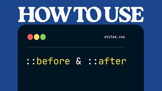 CSS Pseudo-Elements Explained Master before after in 5 Minutes